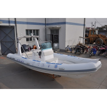 Bateau de sauvetage gonflable rigide de grande taille de 6,8 m